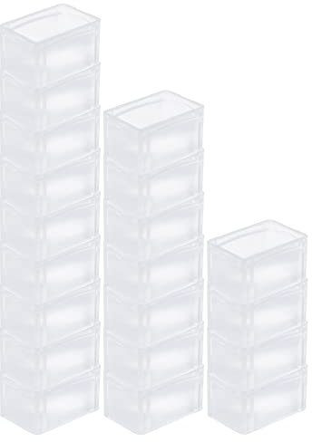 PROREGAL SuperSparSet 20x Transparenter Eurobehälter BasicLine mit geschlossenem Griff | HxBxT 17x20x30cm | 7,2 Liter | Eurobox, Transportbox, Transportbehälter, Stapelbehälter