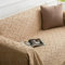Homxi Sofa Überzug 1 Sitzer,Sofa Bezug Einfarbig mit T Couch Überzug Baumwolle Sofa-Handtuch Khaki Sofaüberwurf Decke 90x150CM