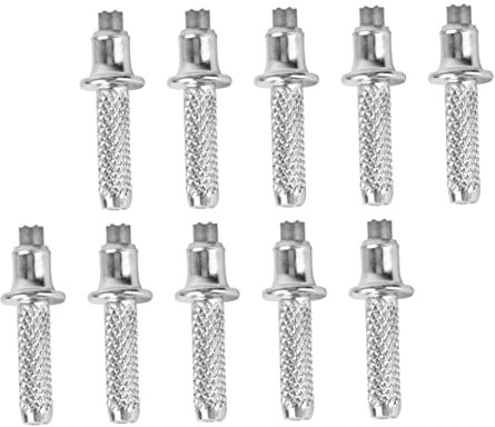 Sosoport 10 Stück Trekkingstock Ersatzspitzen Aus Wolframstahl Für Wanderstöcke Nordic Walking Stöcke Alpenstock Zubehör Leicht Und Verschleißfest Zum Schutz Der Stöcke