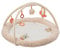 Nattou Krabbeldecke mit Spielbogen und verschiedenen Aktivitäten, Igel Zoë und Katze Lana, Aus Baumwolle und Polyester, Ca. 90 cm, Mila, Zoë und Lana, Beige