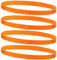 4 Stück Haarband Jungs Sport, Haarband Herren, Stirnband damen, Haarbänder Damen Dünn, für Yoga Fußball Joggen, Fussball-Fluoreszierendes Orange