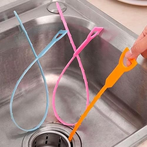 BestWayDigital, BWD 1 x Abflussreiniger, Haarentferner, gebogene Schlaufe, Schlangenfänger-Reiniger – nicht geeignet für Löcher unter 1,5 cm