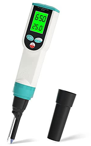 Yinchus Misuratore di pH con tester di pH dell'alimento di ATC con sonda di PH/temperatura di alta precisione