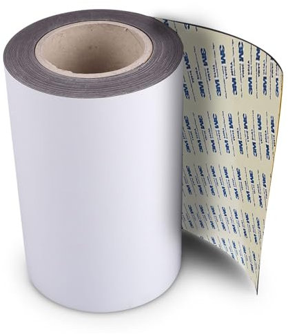 Magnetische Eisenfolie zum Aufkleben, Neodym-Magnete, 3M Premium-Kleber, für Wände & Räume