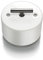 FONTINI - Poussoir rotatif metal nickel blanc porcelaine blanche DO