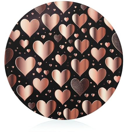 Chopping Block, Rose Gold Love Heart Printed Chopping Block,kitchen Chopping Block,multi-purpose Chopping Block