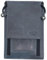 Safekeeepers Brustbeutel aus Leder - Brusttasche, Reisepass Tasche - Reisegeldbeutel, Reiseorganizer Herren Damen - Navy Blau
