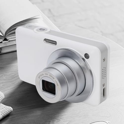 4K Digitalkamera für Fotografie, 64MP Vlogging -Kamera für YouTube, 3 -Zoll -Bildschirm -Kompakt -Reisekamera für Jugendliche mit 10 -Fach Optisch 2X Digitalem Zoom, Autofokus,