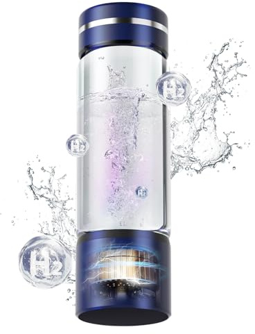 Lozltx Hydrogen Water Bottle【NO.1 Double Hydrogen Content】 Hydroh Hydrogen Water Bottle (2025 Model) 420ml 4000PPB Improve Water in 3 Min fit Fitness & Travel 420ml
