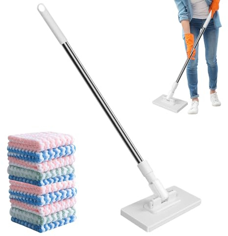 Mopa para Polvo | 360 Grados Giratorio 99 Cm Quitapolvos | Mopa De Suelo | para Limpieza De Hogar, Apartamento, Hotel Y