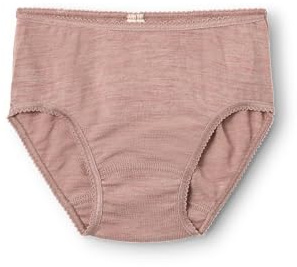 Dilling Slip aus natürlicher Merinowolle für Kinder - Blusher-Melange 122/128