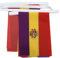 AZ FLAG Guirnalda 6 Metros 20 Banderas España Republicana Con Escudo 21x15 cm - Bandera La Republica Española 15 x 21 Cm - Banderines
