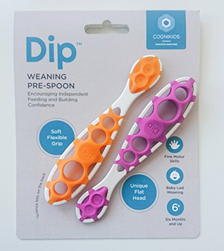 Cognikids Dip Weaning Pre Spoon (Tangerine/Flamingo)