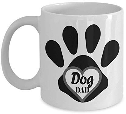 NA Chien Papa Tasse Cadeau d'amant de Chien Cadeau de propriétaire de Chien Cadeau de Chien pour Homme
