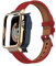 T-BLUER Compatibile con Xiaomi Mi Watch Lite/Redmi Watch Lite Bracciali,Accessori per Cinturino in Pelle di Ricambio con Telaio in Metallo per Redmi Watch Lite Fitness Tracker,Rosso
