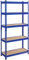 Yaheetech Estanteria de Almacenaje Metálica de 5 Niveles Estanteria de 5 Baldas para Garaje Trastero 75x30x153cm Azul