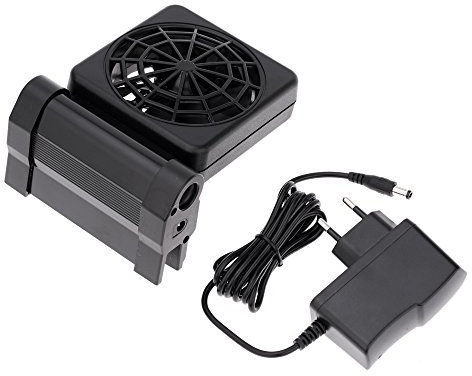Kavolet Ventilateur de Refroidissement, Aquarium Refroidisseur, Aquarium Fan, Fish Tank Ventilateur, Refroidissement Ventilateur d’Aquarium Vent Froid Refroidisseur réglable 2 Niveau Vent 100-240V