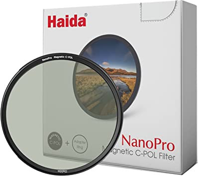 Haida Filtro Polarizzatore Circolare Magnetico da 67mm con Anello Adattatore Magnetico CPL
