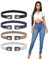 SWAUSWAUK Gürtel ohne Schnalle x 4pcs - Schnallenfreier Gürtel Damen Herren, Elastischer Gürtel ohne Schnalle