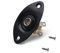 Micro de guitare électrique sortie ovale entrée jack accessoires guitare avec vis couvercle 2 prise électrique D3V1 montage