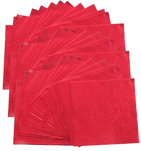 GOOHOCHY 100 Stück Schokoladen-packpapier Leuchtend Buntes Bonbonpapier Packpapier Aus Aluminiumfolie