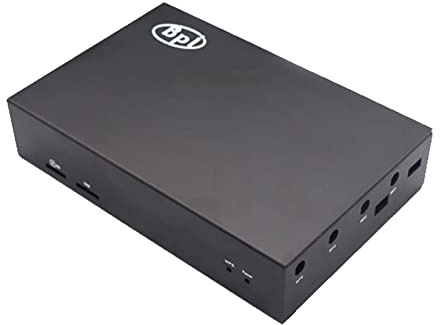 Christol Schwarzes Gehäuse für Banana Pi BPI R3 Metallgehäuse, nur anwendbar für Banana Pi BPI-R3 Gehäusebox, robuste Abdeckung