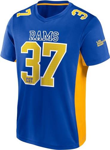 NFL Los Angeles Rams Core Foundation Top Polymesh T-shirt Bleu marine, bleu marine, XL