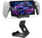 NUHFUFA Handheld Game Console Stand for P-S 5 Portal/Steam Deck/ROG/Switch/Phone/i Pad, Anti-slip Tablet Desktop Stand Controller Mount Holder(Black)