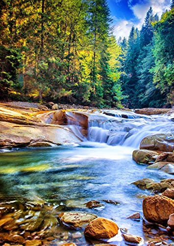 Grafika - Schöner Wasserfall im Wald, 2000 Teile Puzzle - Natur & Wald - Fluss und Waldlandschaft - Puzzle für Erwachsene