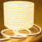 Lamomo LED Strip Light 15m, Dimmable Warm White Led Strip Lights for Bedroom, 3000K Waterproof 24V Flexible Neon LED Rope Lights for Living Room Kitchen Indoor Outdoor DIY Decor