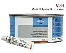 Mastic polyester fibre de verre V-11