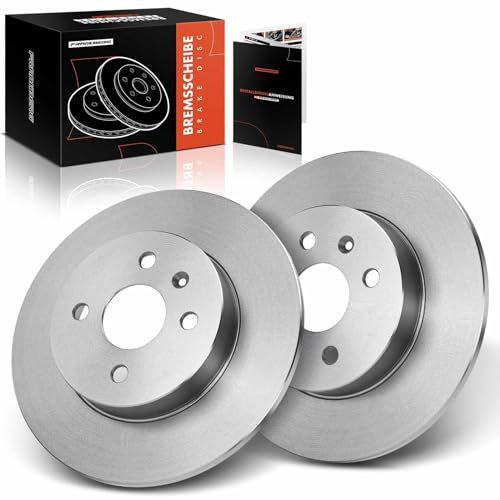 Frankberg 2x Bremsscheiben Bremsscheibe Hinterachse Kompatibel mit Corsa C F08 F68 1.2L-1.8L 2000-2006 Combo Tour 1.2L-1.7L 2001-2011 Meriva X03 1.2L-1.8L 2003-2010 Replace# 93176548