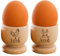 Personalised Egg Cup with Name & Bunny Engraved Easter Gift for Kids 1st Easter Gift Engraved Wooden Egg Cup Dippy Egg Cup for Kids Easter Egg Cup for Children (2 Egg Cups)