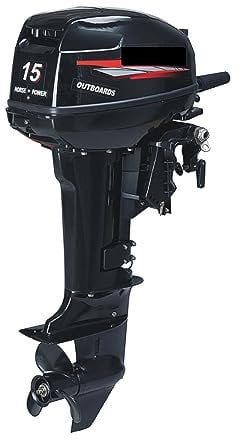 VCHICS Außenbordmotor, Bootsmotor, Frachtkommunikations-Motorbootmotor, 2-Takt-Außenbordmotor mit 15 PS, für Fischerboote, Schlauchboote, Schlauchboote
