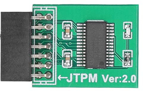 pour Msi Tpm, Carte de Module d'interface Tpm Msi pour Win11 Carte Verte 14 Broches 2.0 Composants Informatiques Broche de Cryptage Forte LPC