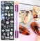Nail Art Stamping Plate Stamper Sponge Pen Halloween Pumpkin Bats For Template Stamp Stencil Tools Kit Nail Art Stamping Plates Set