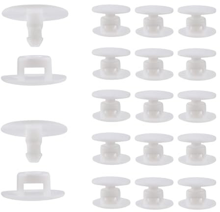 100 pares de botones de repuesto con hebilla, accesorios de botón para zapatos, bolsos, botones de reparación de bolsos, remaches para bricolaje, pulsera, zapatos redondos, remaches de correa para