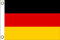 Deutschland Flagge Fahne | 150 cm x 90 cm / 90 x 150 cm | Wetterfest & Langlebig | Polyester mit zwei Ösen