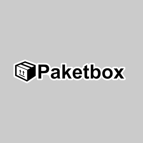 Paketbox Aufkleber für Briefkasten und co. Hält auf den allermeisten untergründen. Laminiert für bestmögliche Haltbarkeit (Motiv 3)