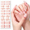 Nail Stickers for Nail Art - Soft Self-Adhesive Gel Nail Wraps (Strawberry)