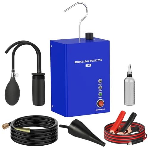 Smoke Tester for Car,Smoke Leak Detector Machine Automotive 12V DC with Built-in Air Pump for Pipe System, Fuel Leakage,EVAP Vacuum Leak Detection for Car, Motorcycle, Boat