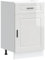 vidaXL Mueble bajo de Cocina Porto Alto Brillo Blanco