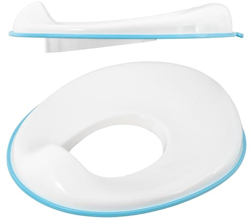 ALMAR Baby Reductor de wc para niños Adaptador de inodoro en color Blanco y Azul