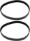 ANBOO 2PCS 7PJ451 Lawn Mower Belts Compatible with Bosch Rotak 320 Lawnmower 7 Rib Closed Loop Replacement Rubber Timing Belt 16mm Width 451mm Circumference