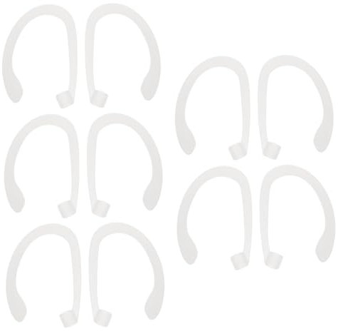 Hemobllo Silicone Ear Hooks for 5 Pairs Comfortable Anti-lost Headphone Hook Holder
