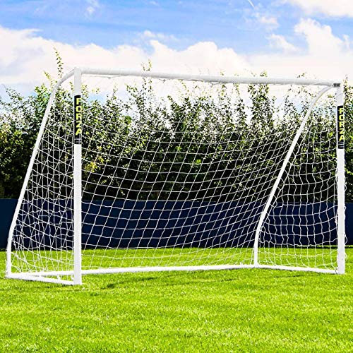 FORZA Match Fußballtor [6 Größen] | Leichte und wetterfeste PVC-Gartentore – Zielfolien optional (Ohne Zielwand, 3m x 2m)
