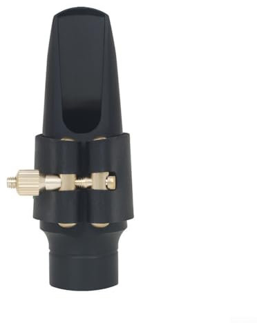 Altsaxophon-Mundstück-Set, 3-teiliges Eisen-Set mit Kappe und Clip, perfekt für Musiker