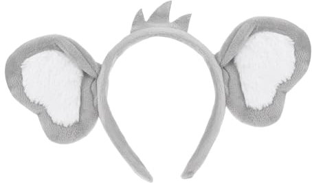 Gatuida 1 Stück Koala-stirnband Flauschige Koala -ohren Koala-ohr-stirnband Koala Stirnband Erwachsener Koala Ohren Erwachsener Koala-ohren Für Singen Clip Koalas Polyester Hellgrau