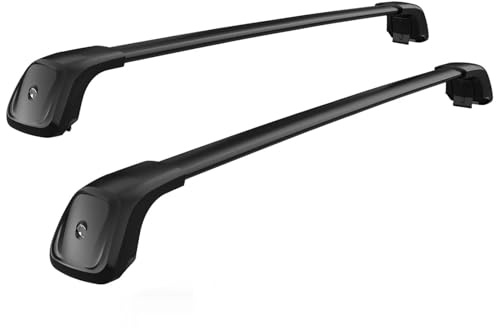 Fahrradträger 260-Pfund-Dachgepäckträger-Querträger Für Q7 2016–2024 (mit Seitenreling), Abschließbar Dachboxen