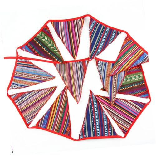 Uonlytech Gypsy Design Wimpel Flagge Nationalstil Hängend Outdoor Dekoration für Zelt und Party